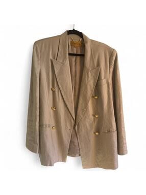 Classique Women's Tan and Cream Tailored-jacket